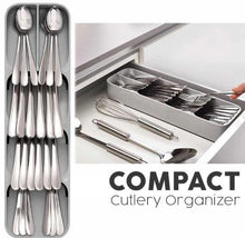 Load image into Gallery viewer, Compact Cutlery Organizer