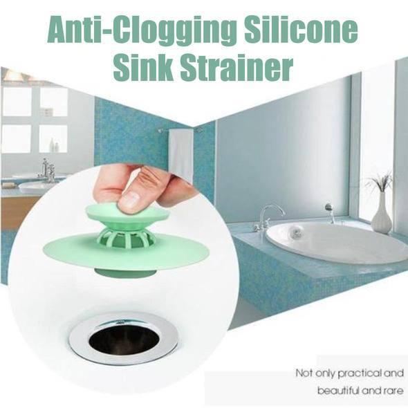 Anti-Clogging Silicone Sink Strainer - 3pcs