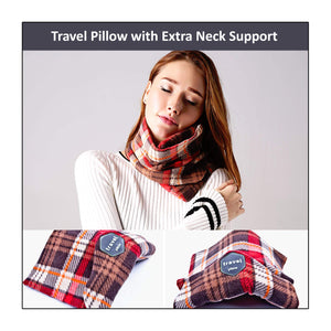 Travel Pillow with Extra Neck Support
