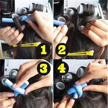 Load image into Gallery viewer, 5pc Hair Curling Flexi-Rods Magic Air Hair Roller &amp; Curler