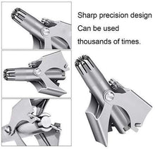 Load image into Gallery viewer, Safe Super Touch Stainless Steel Nose Hair Trimmer