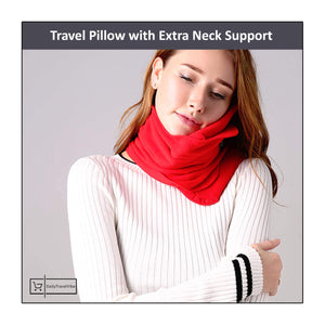 Travel Pillow with Extra Neck Support