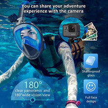 Load image into Gallery viewer, Full Face Anti-Fog Snorkeling &amp; Diving Mask Free Breathing Panoramic Scuba Mask