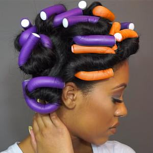 5pc Hair Curling Flexi-Rods Magic Air Hair Roller & Curler