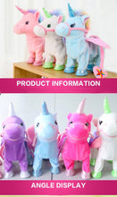 Load image into Gallery viewer, WALKING UNICORN PLUSH TOY