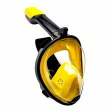 Load image into Gallery viewer, Full Face Anti-Fog Snorkeling &amp; Diving Mask Free Breathing Panoramic Scuba Mask