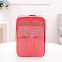 Load image into Gallery viewer, Travel Shoe Bags, Foldable Waterproof Shoe Pouches Organizer-Holds 3 Pair of Shoes
