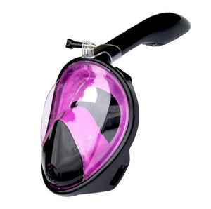 Full Face Anti-Fog Snorkeling & Diving Mask Free Breathing Panoramic Scuba Mask